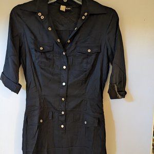 Bébé stretchable Silk shirt dress